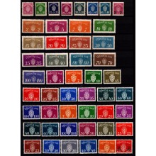 Norge - Bag i bogen - Planche på to sider - Frimærker - Tjenestemærker - Postfrisk/Ustemplet.